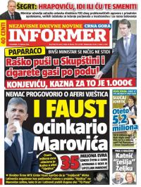 Informer CG - broj 1159, 22. feb 2016.