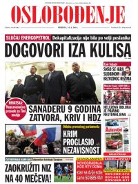 Oslobođenje - broj 24.162, 12. mar 2014.