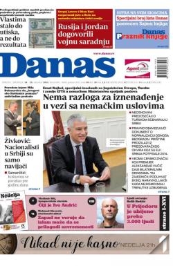 Danas - broj 6599-6600, 24. okt 2015.