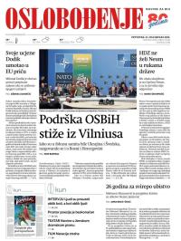 Oslobođenje - broj 27348, 13. jul 2023.