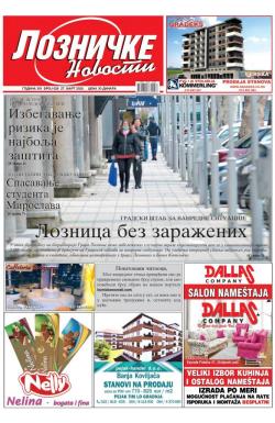 Lozničke novosti - broj 628, 27. mar 2020.