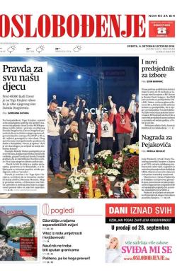 Oslobođenje - broj 25812, 6. okt 2018.