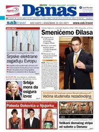 Danas - broj 5827, 12. sep 2013.