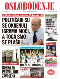 Oslobođenje - broj 24.927, 15. apr 2016.