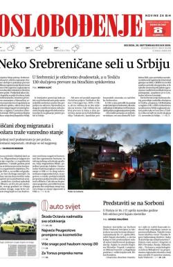 Oslobođenje - broj 26495, 30. sep 2020.