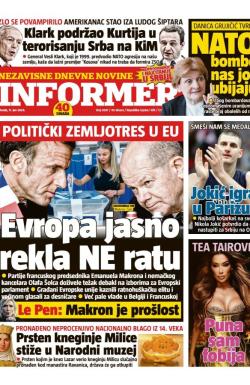 Informer - broj 3697, 10. jun 2024.