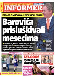 Informer CG - broj 593, 15. apr 2014.