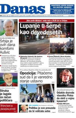 Danas - broj 8247, 28. apr 2020.