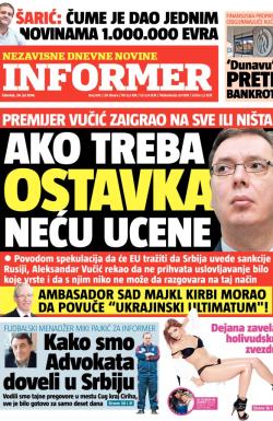 Informer - broj 676, 24. jul 2014.