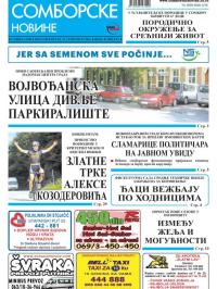 Somborske novine - broj 3248, 23. sep 2016.