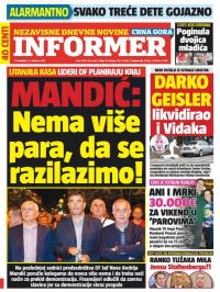 Informer CG - broj 1049, 12. okt 2015.