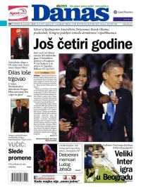 Danas - broj 5519, 8. nov 2012.