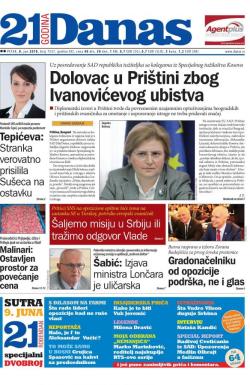 Danas - broj 7557, 8. jun 2018.