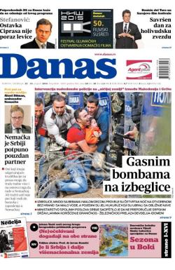 Danas - broj 6536-6537, 22. avg 2015.