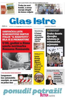 Glas Istre - broj 263, 23. sep 2020.