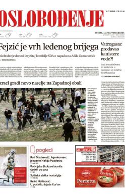 Oslobođenje - broj 25269, 1. apr 2017.