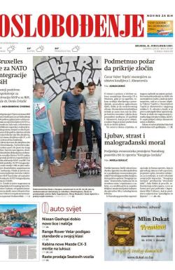 Oslobođenje - broj 25349, 21. jun 2017.