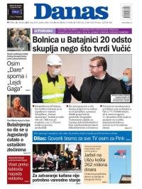 Danas - broj 8551, 26. feb 2021.