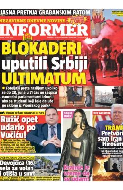 Informer - broj 4014, 26. jun 2025.