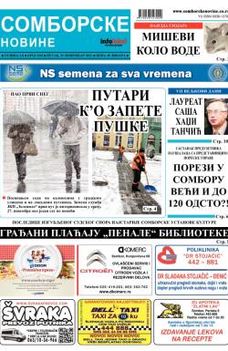 Somborske novine - broj 3101, 29. nov 2013.
