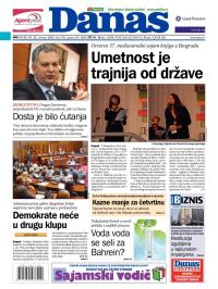 Danas - broj 5502, 22. okt 2012.