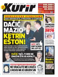 Kurir - broj 3433, 16. apr 2013.