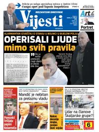 Vijesti - broj 6072, 21. feb 2015.