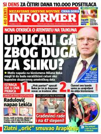 Informer CG - broj 977, 20. jul 2015.