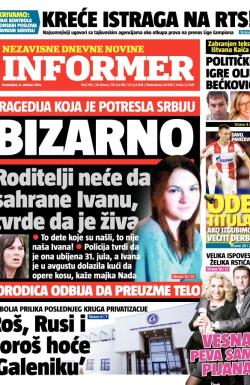 Informer - broj 739, 6. okt 2014.