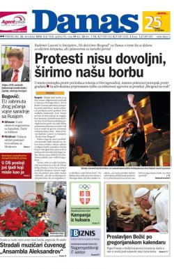 Danas - broj 7028, 26. dec 2016.