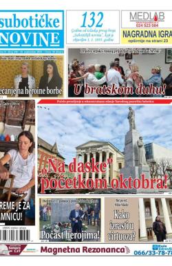 Nove Subotičke novine - broj 440, 19. sep 2025.
