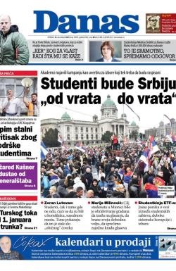 Danas - broj 10095, 16. dec 2025.