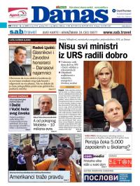 Danas - broj 5769, 16. jul 2013.