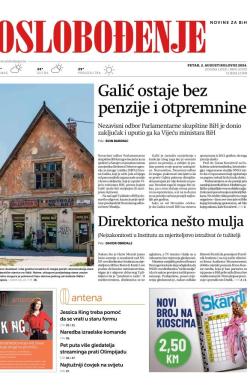 Oslobođenje - broj 27671, 2. avg 2024.