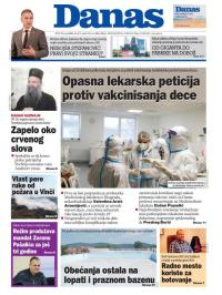 Danas - broj 8719, 13. avg 2021.