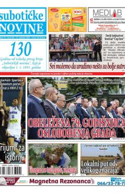 Nove Subotičke novine - broj 341, 13. okt 2023.