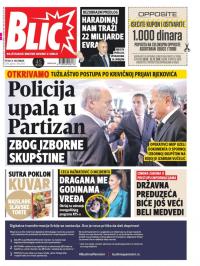 Blic - broj 7850, 21. dec 2018.