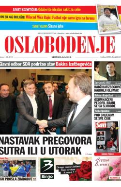 Oslobođenje - broj 24.523, 8. mar 2015.