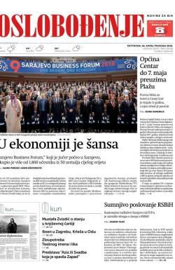 Oslobođenje - broj 25652, 26. apr 2018.