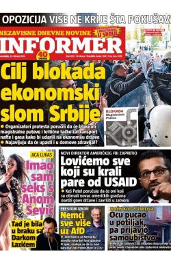 Informer - broj 3912, 24. feb 2025.