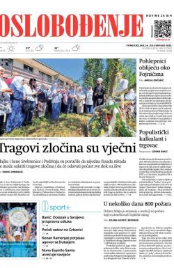 Oslobođenje - broj 27960, 14. jul 2025.