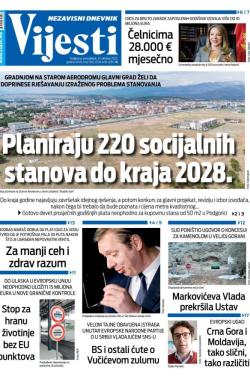 Vijesti - broj 9875, 27. okt 2025.
