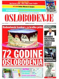 Oslobođenje - broj 24698, 30. avg 2015.