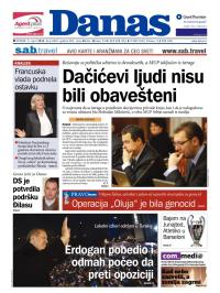 Danas - broj 6028, 1. apr 2014.