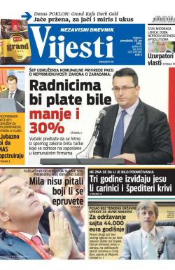 Vijesti - broj 6550, 20. jun 2016.