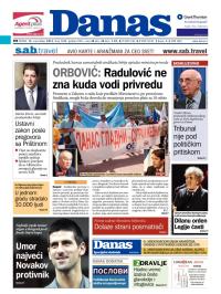 Danas - broj 5889, 13. nov 2013.