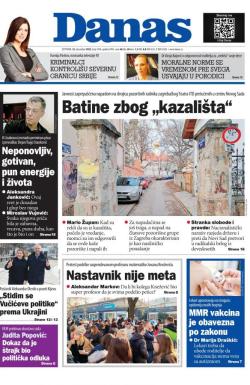 Danas - broj 9184, 22. dec 2022.