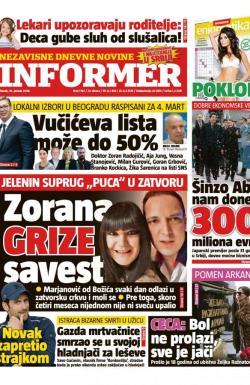 Informer - broj 1743, 16. jan 2018.