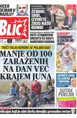 Blic - broj 8699, 19. maj 2021.
