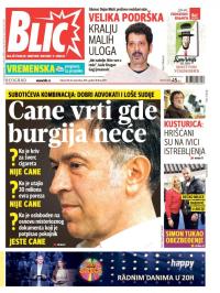 Blic - broj 6779, 26. dec 2015.